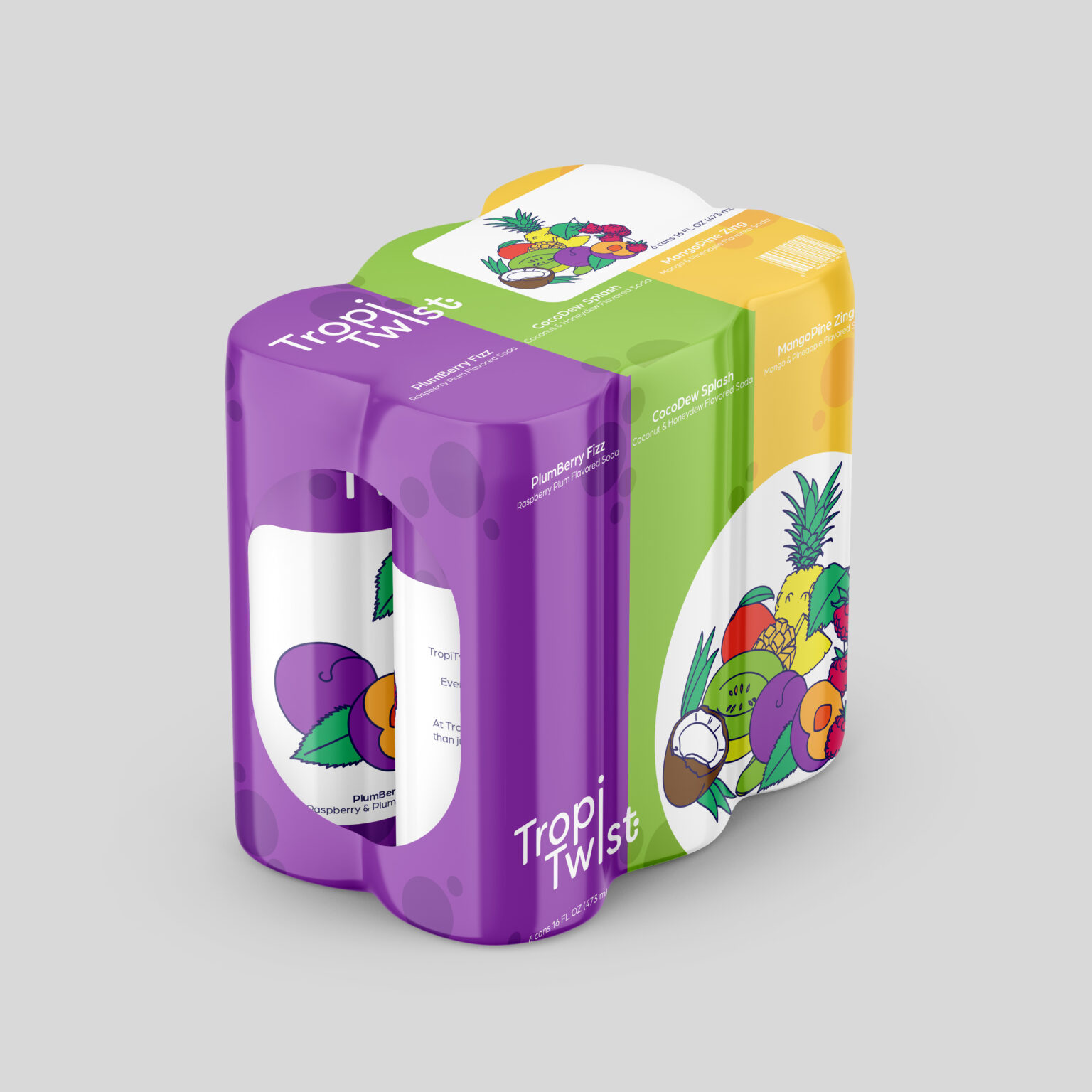 Branding Multi Flavor Pack Mockup