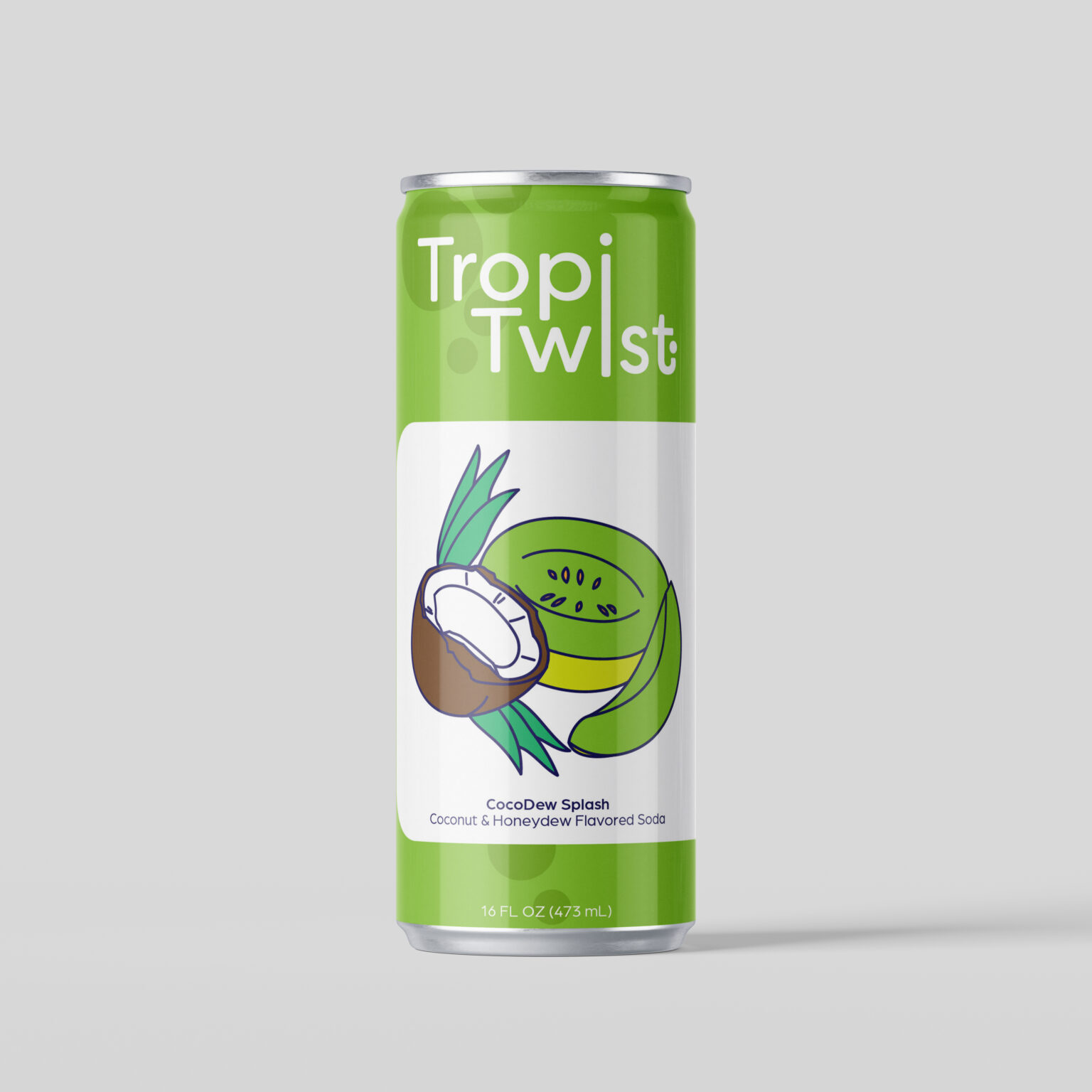 Branding CocoDew Splash Can Mockup