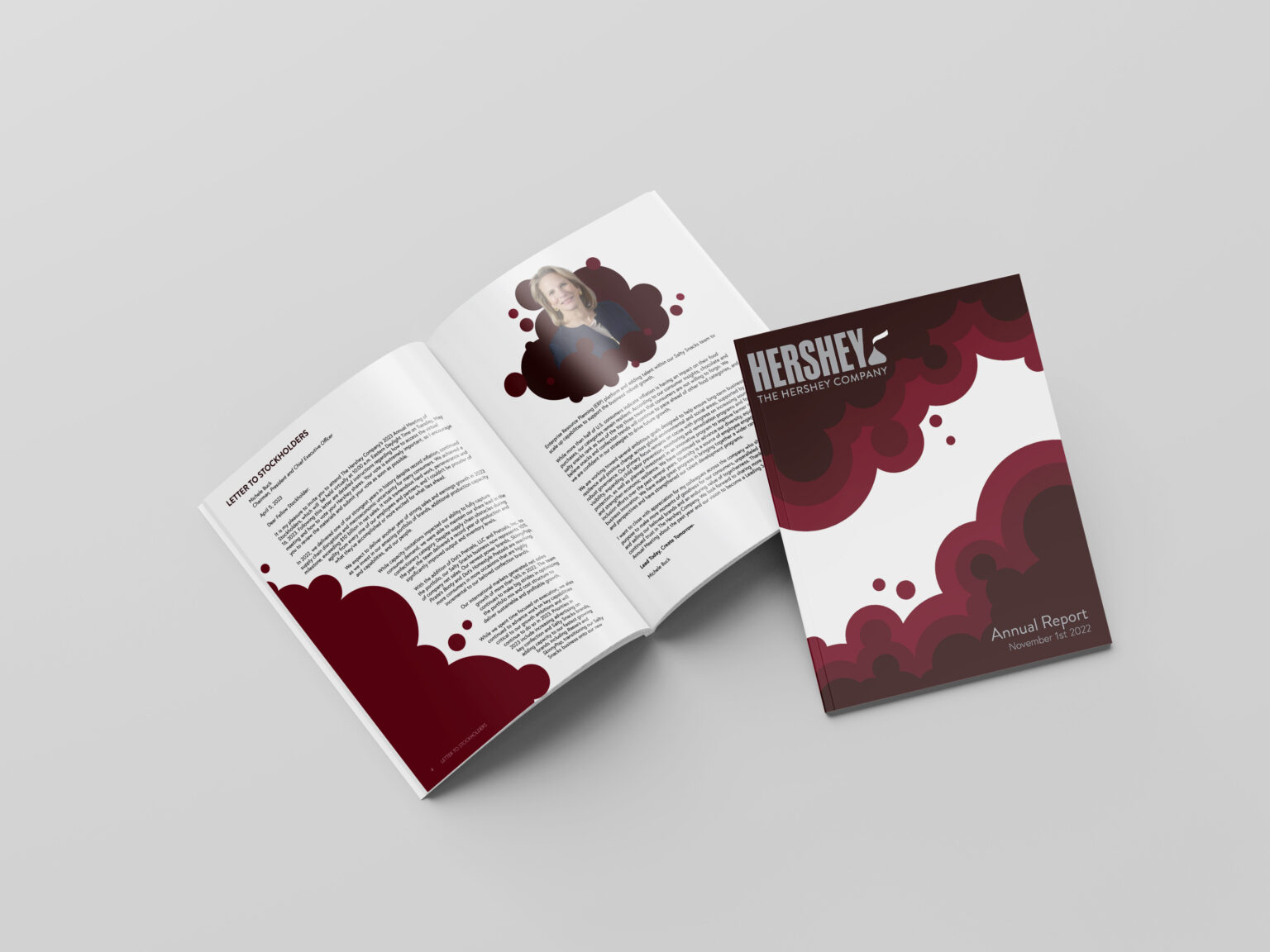 Editorial Hershey Annual Report Letter to Stockholders Mockup