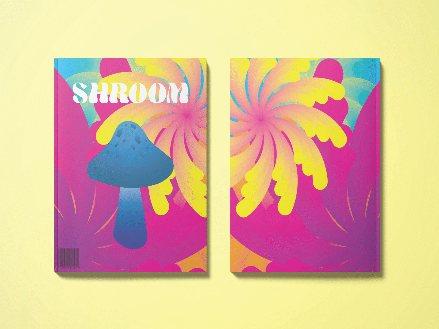 Editorial Shroom Magazine Cover Mockup