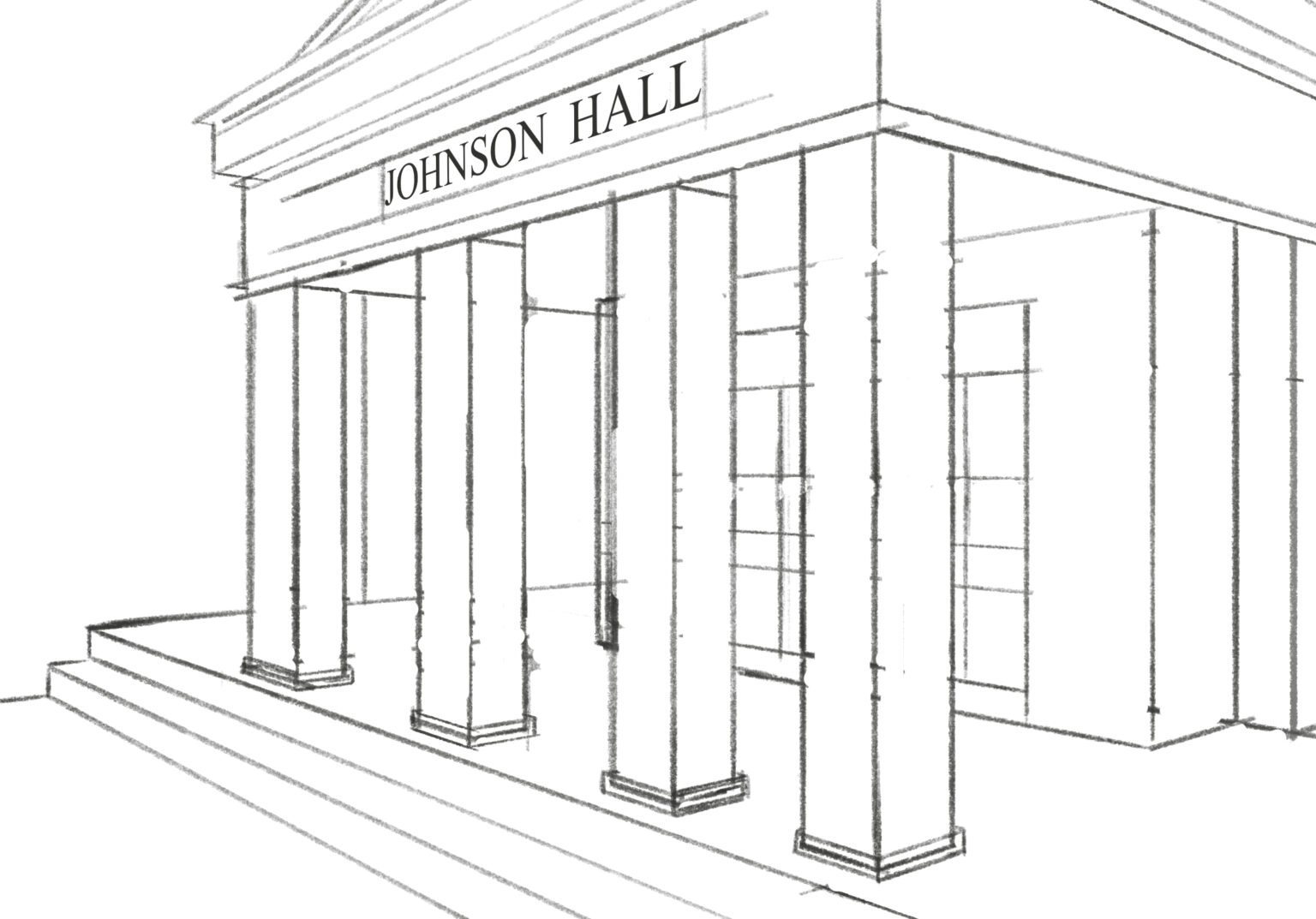 Johnson Hall Sketch 1