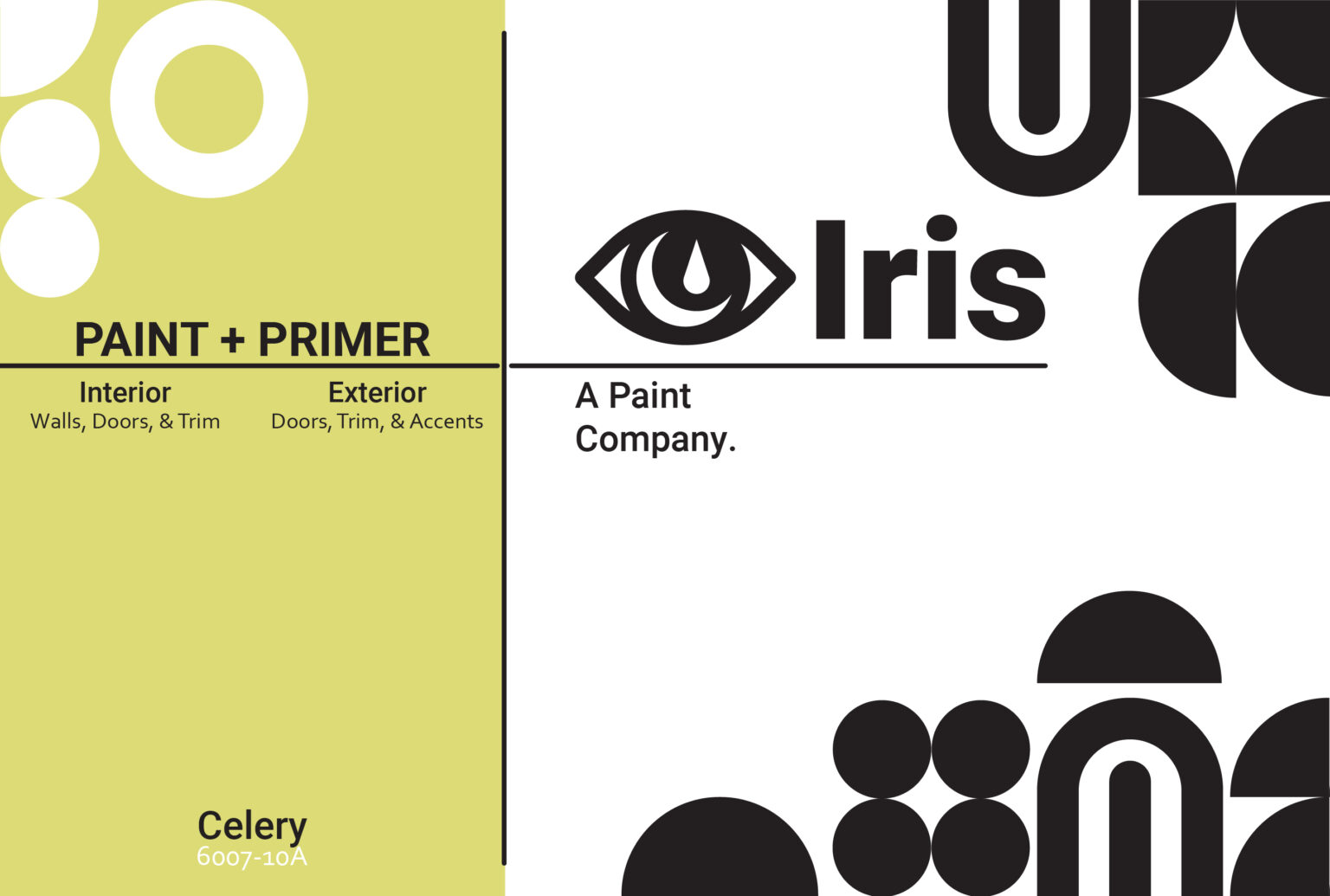 Branding Iris Paint Can Label 3