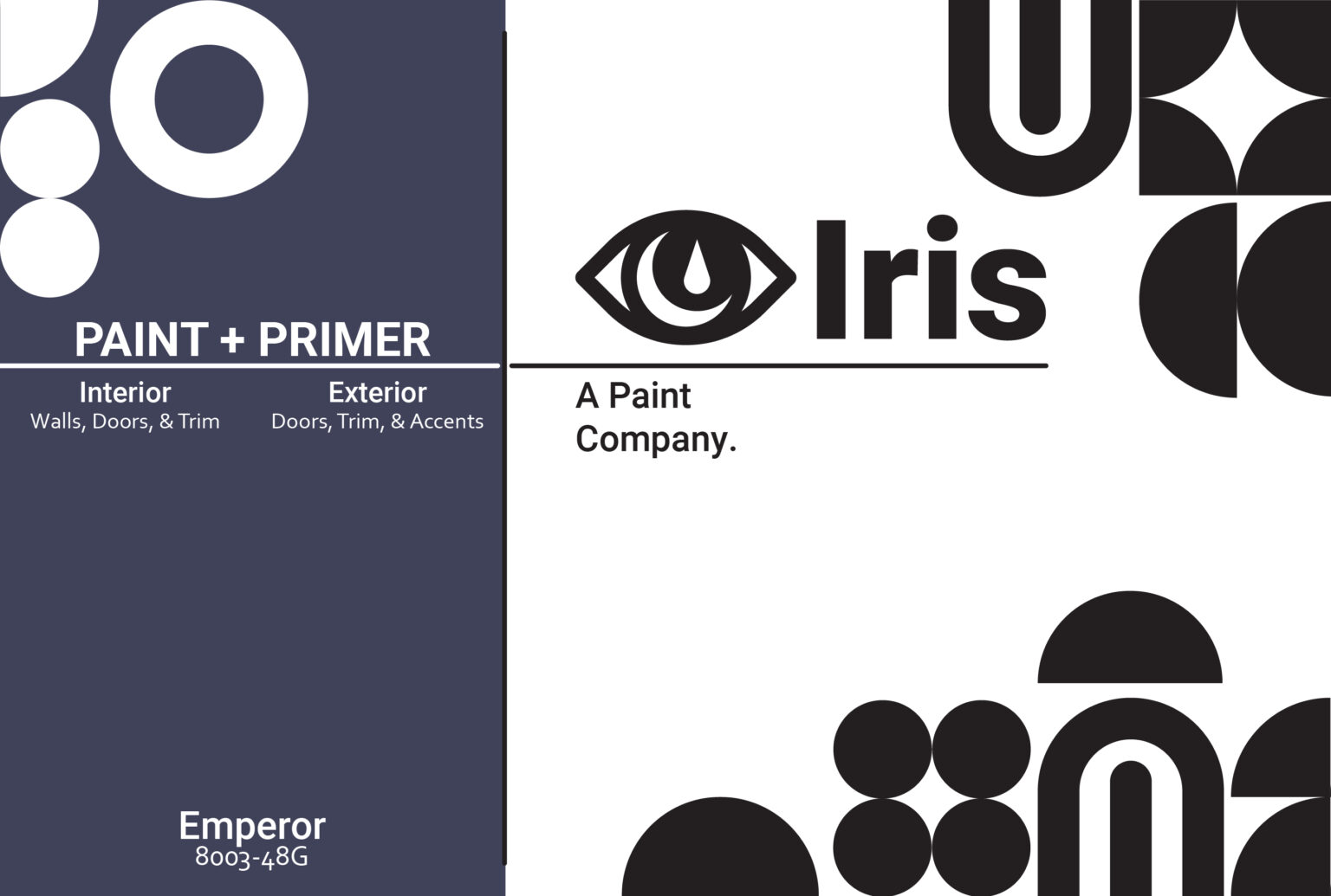 Branding Iris Paint Can Label 2