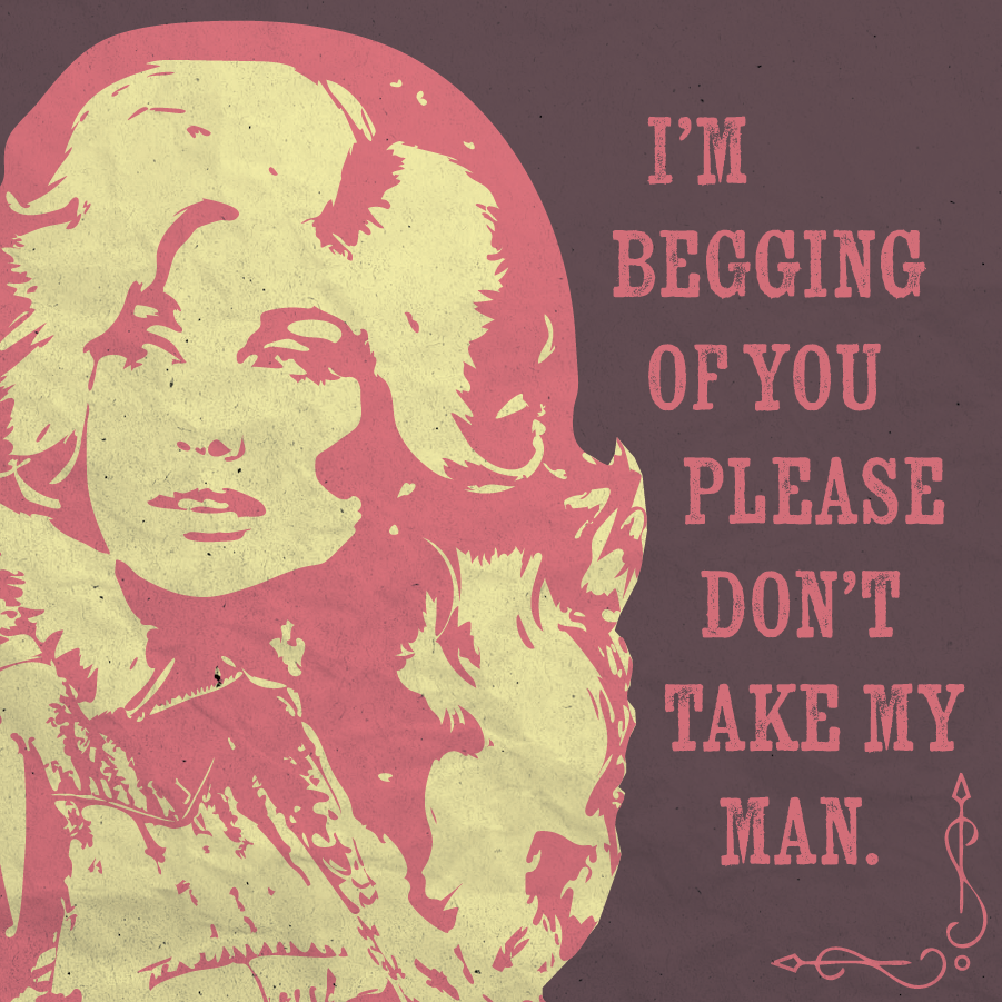 Marketing Dolly Parton Album Back Cover