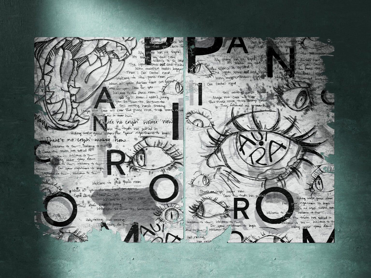 Au/Ra Gig Posters Mockup