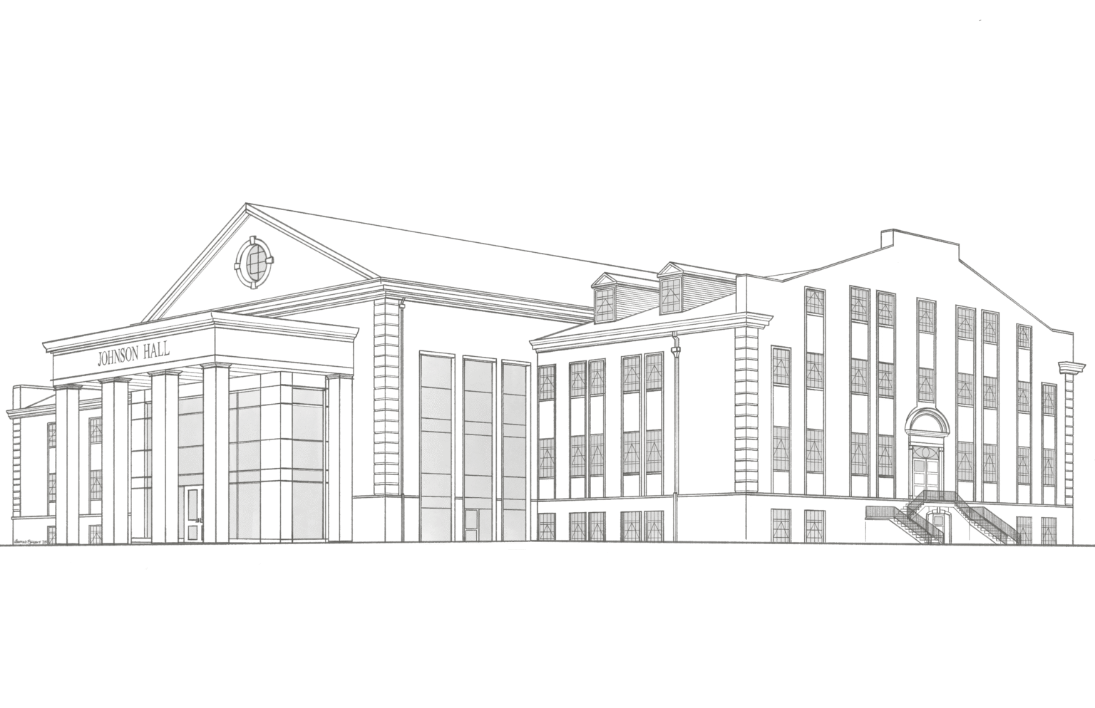 Johnson Hall Illustration Version 2