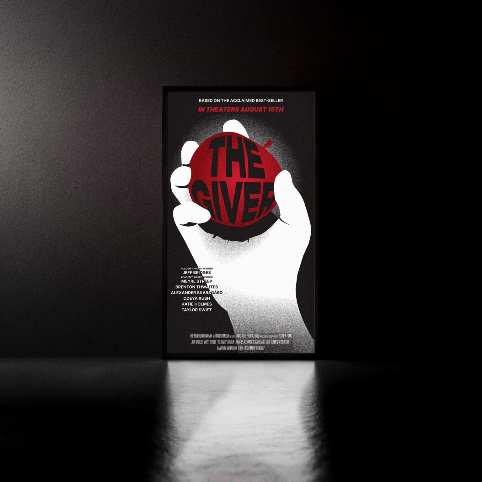 Marketing The Giver Theater Screen Mockup 2