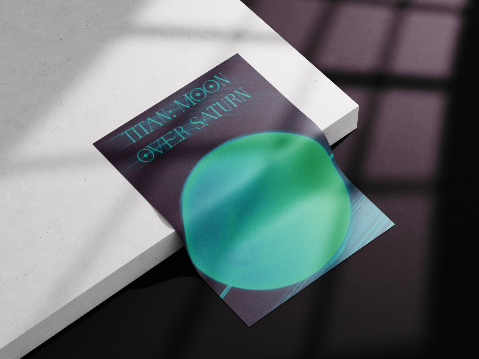 Miscellaneous Titan: Moon Over Saturn Mockup