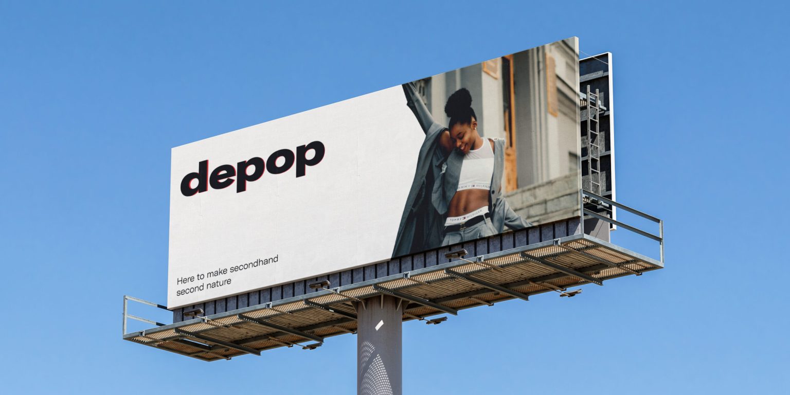 depop billboard mockup depop billboard mockup